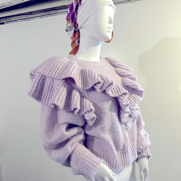 Zara Wool Blend Knit Sweater - Picture 8 of 11